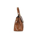 Wilma Rose  Brun croco skinnveske
