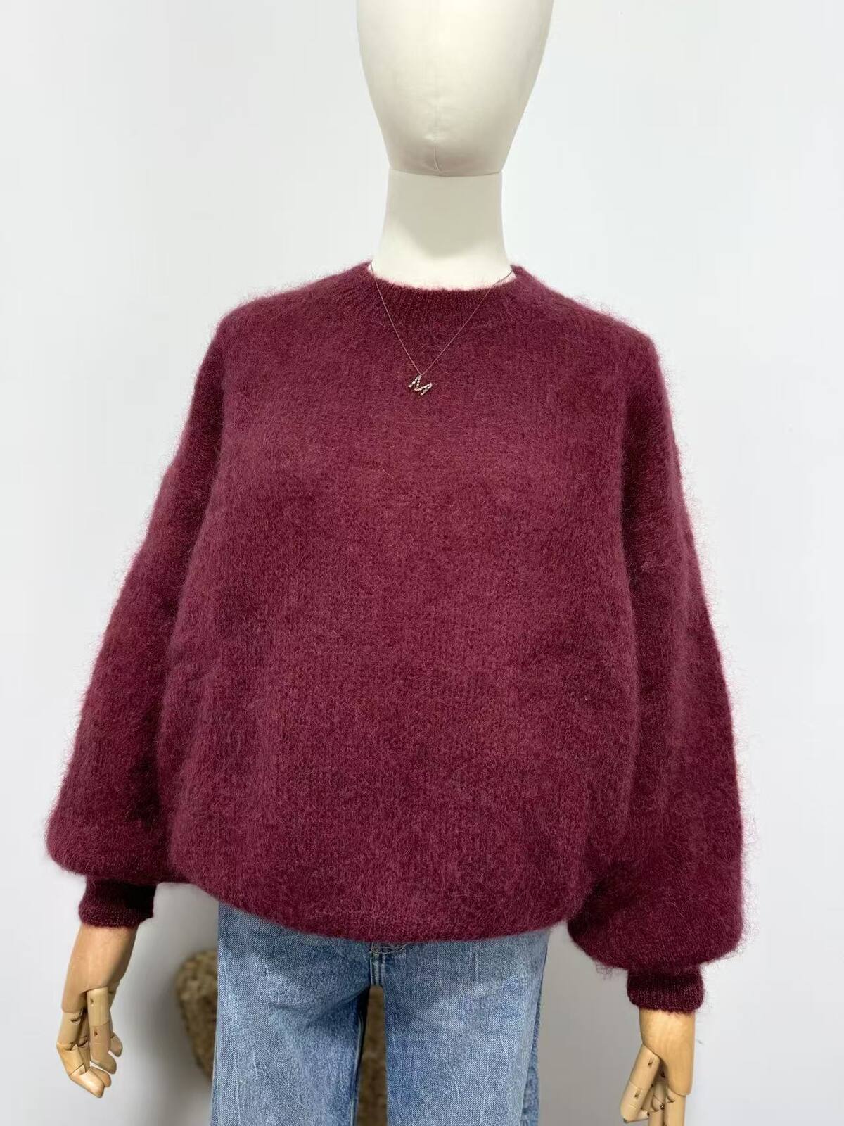 Elle & Rosa  Sleeveless mohair sweater