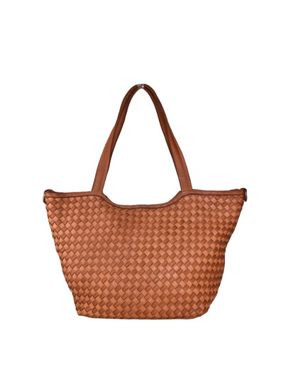 Wilma Rose  Skinnbag med flettet front