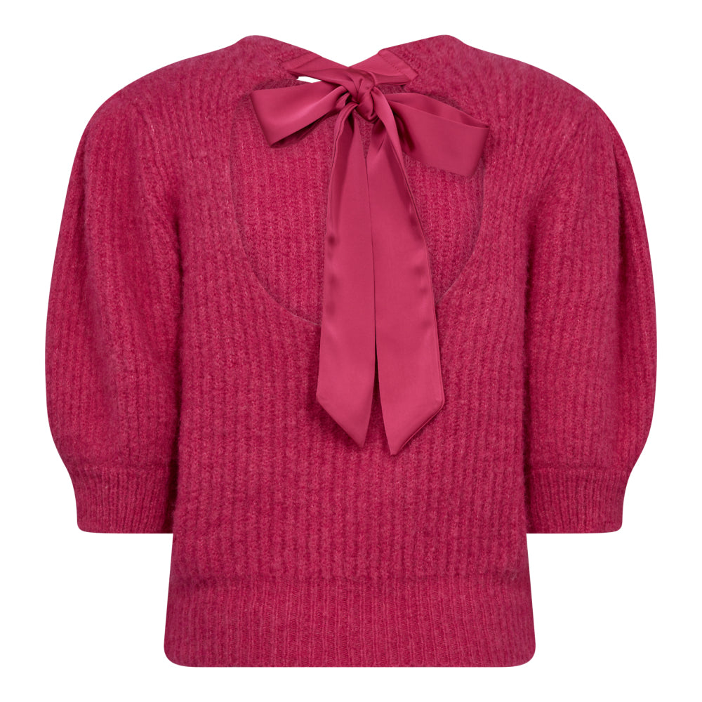 Coralie Bow Rib Knit