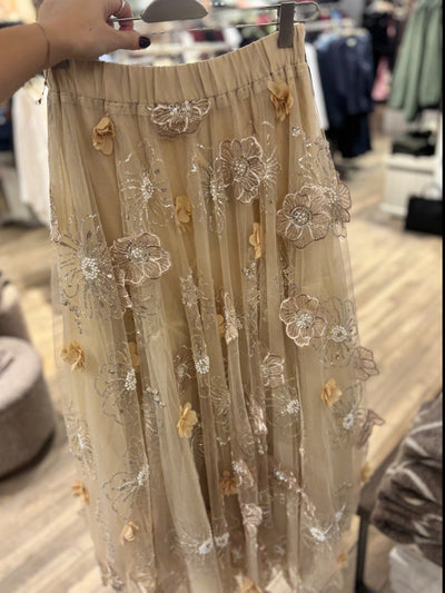 Haust  Long Fab tulle skirt