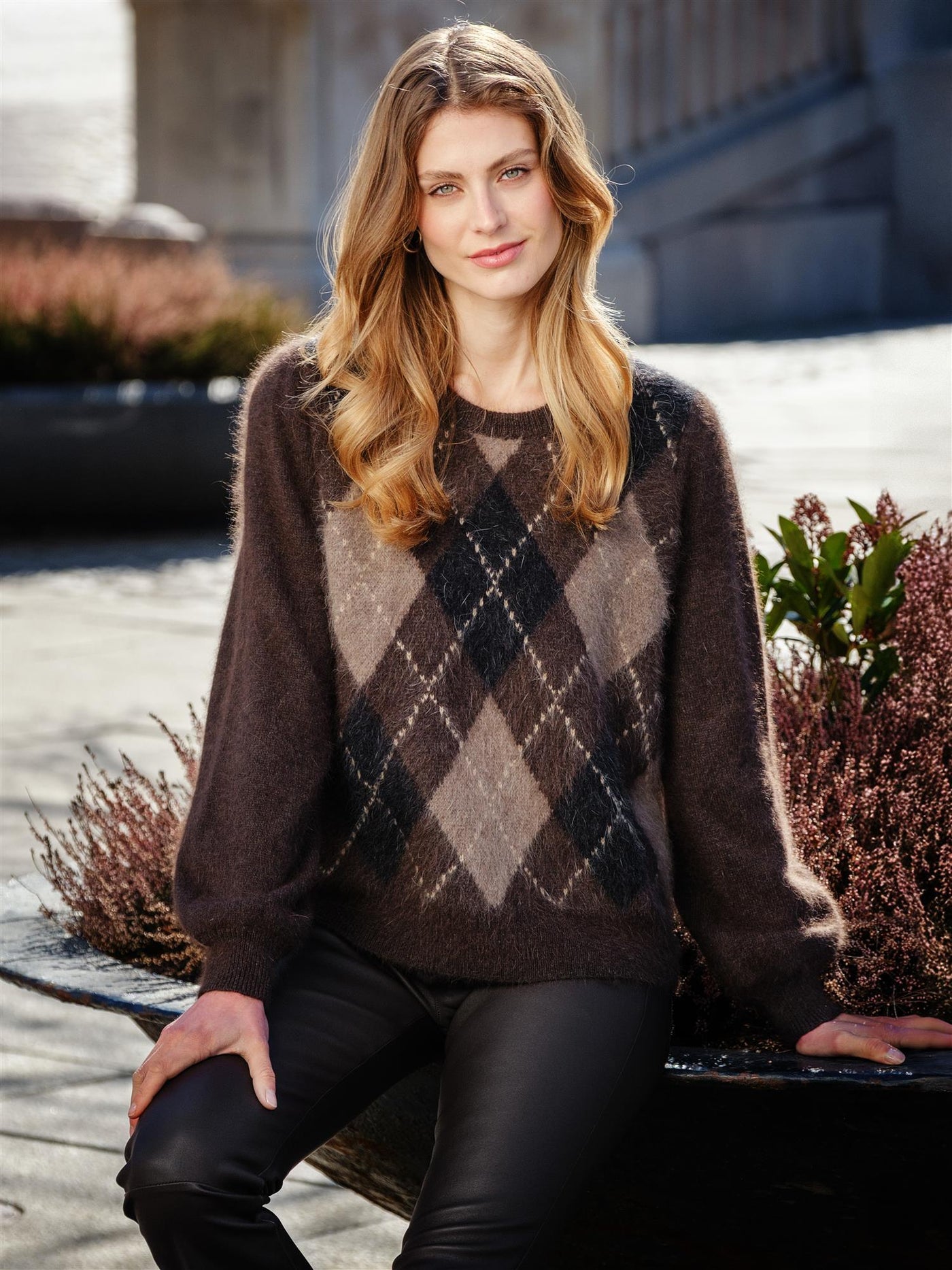 AneMone  Argyle Pullover