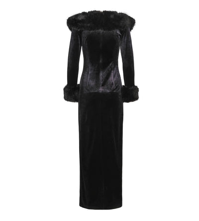 Haust  Long velvet dress
