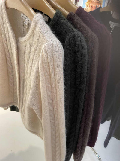 Dear Dharma  Mohaire Edge Cardigan