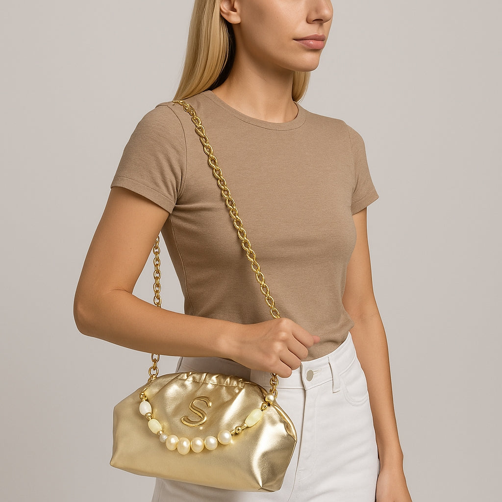 Sorena  Zouzou  mini bucket gold