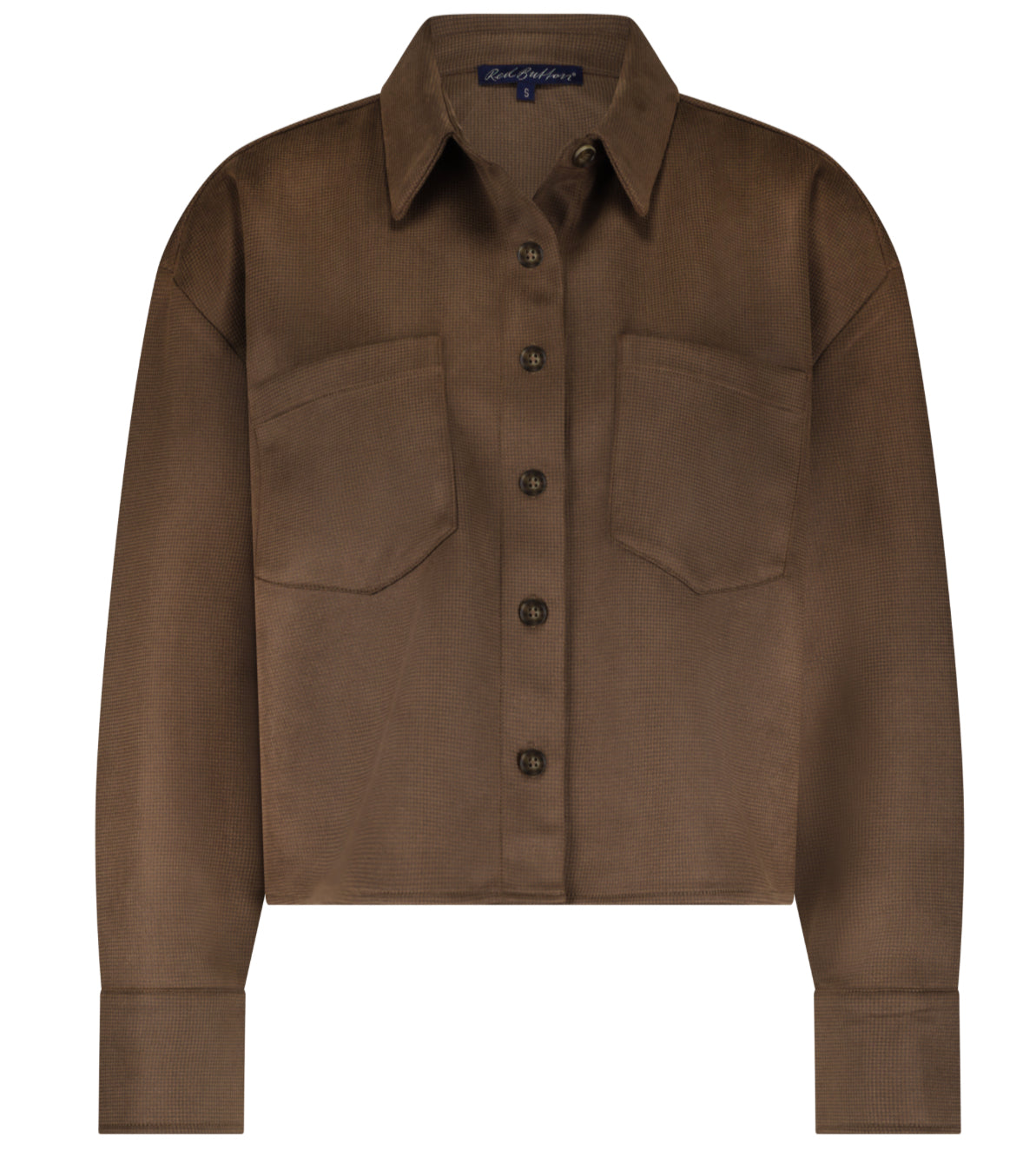 Red Button  Blousejacket 2 tone faux suede