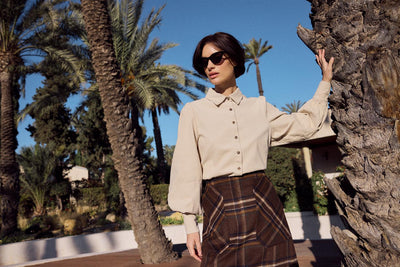 Katrin Uri  Adam Check Skirt