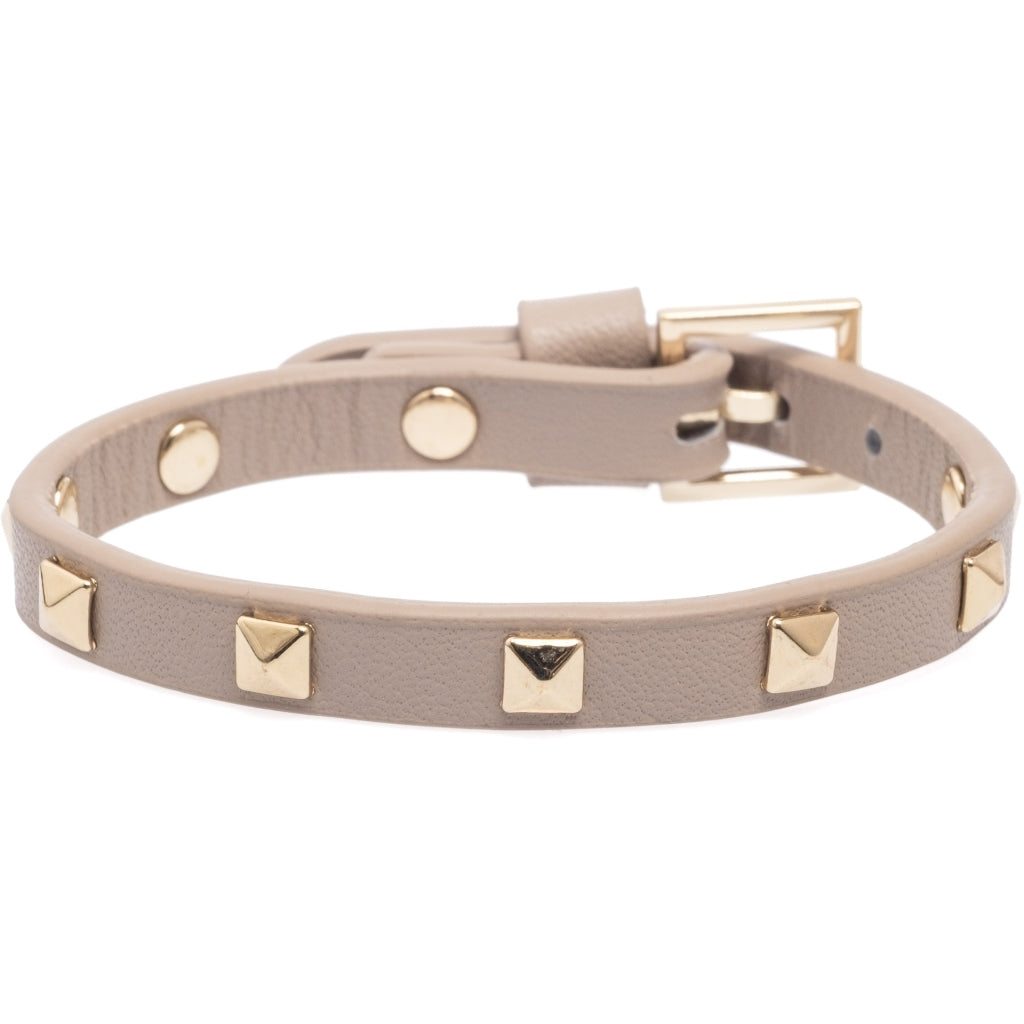 DARK  Leather Star Stud Bracelet Mini