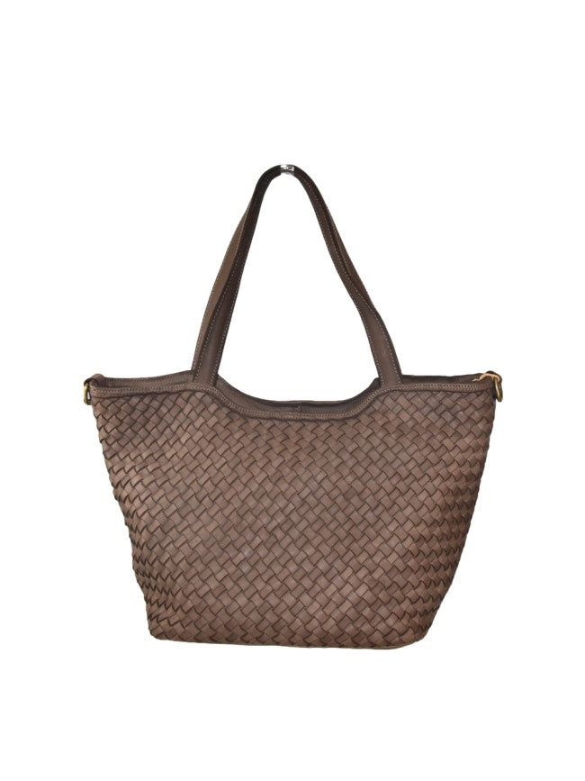 Wilma Rose  Skinnbag med flettet front