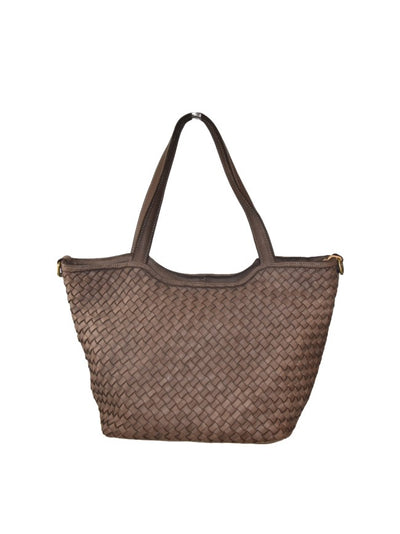 Wilma Rose  Skinnbag med flettet front