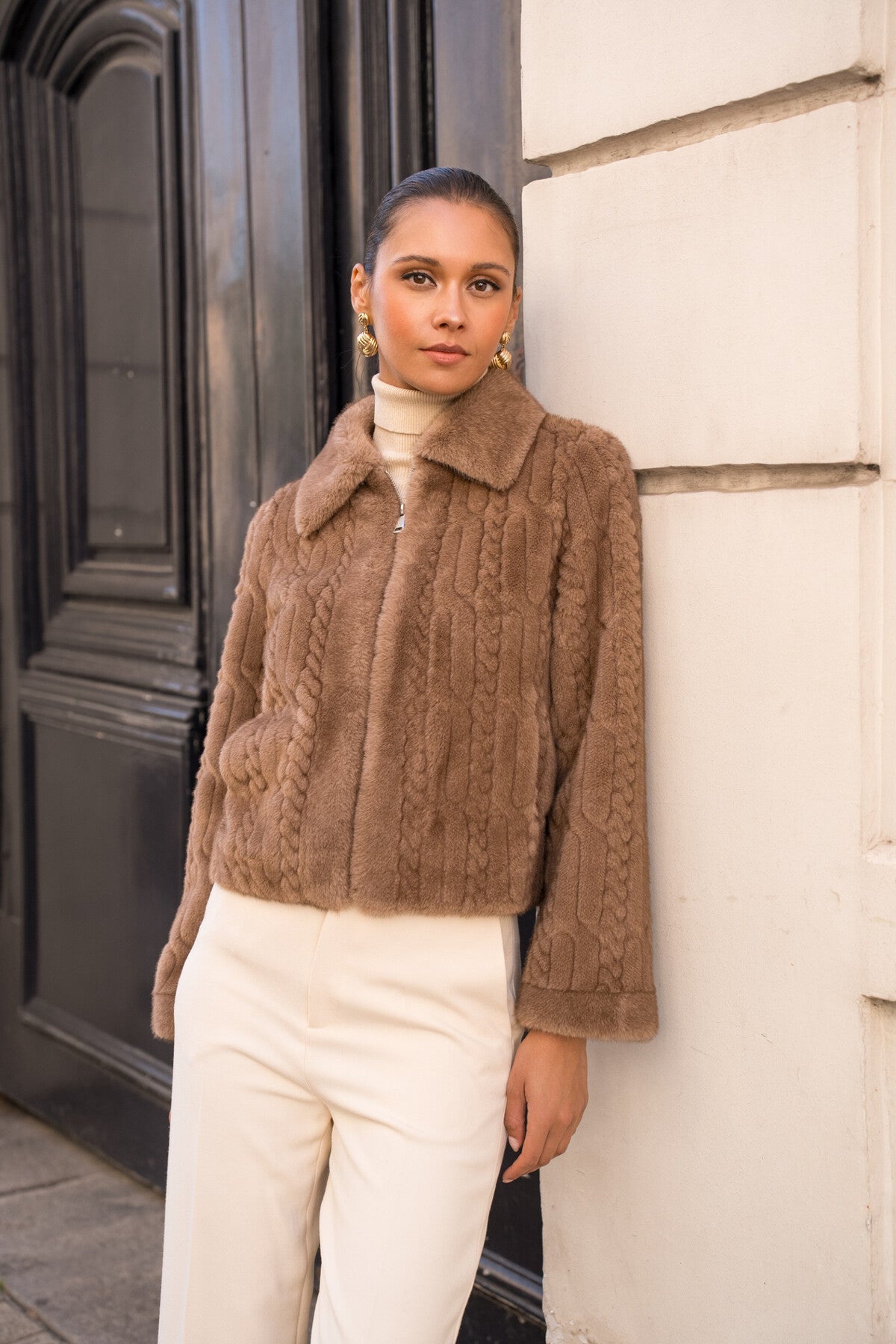 Elle & Rosa  Manteau fuskepels