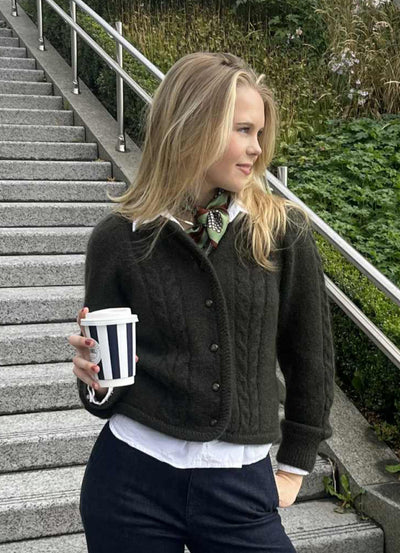 Dear Dharma  Mohaire Edge Cardigan