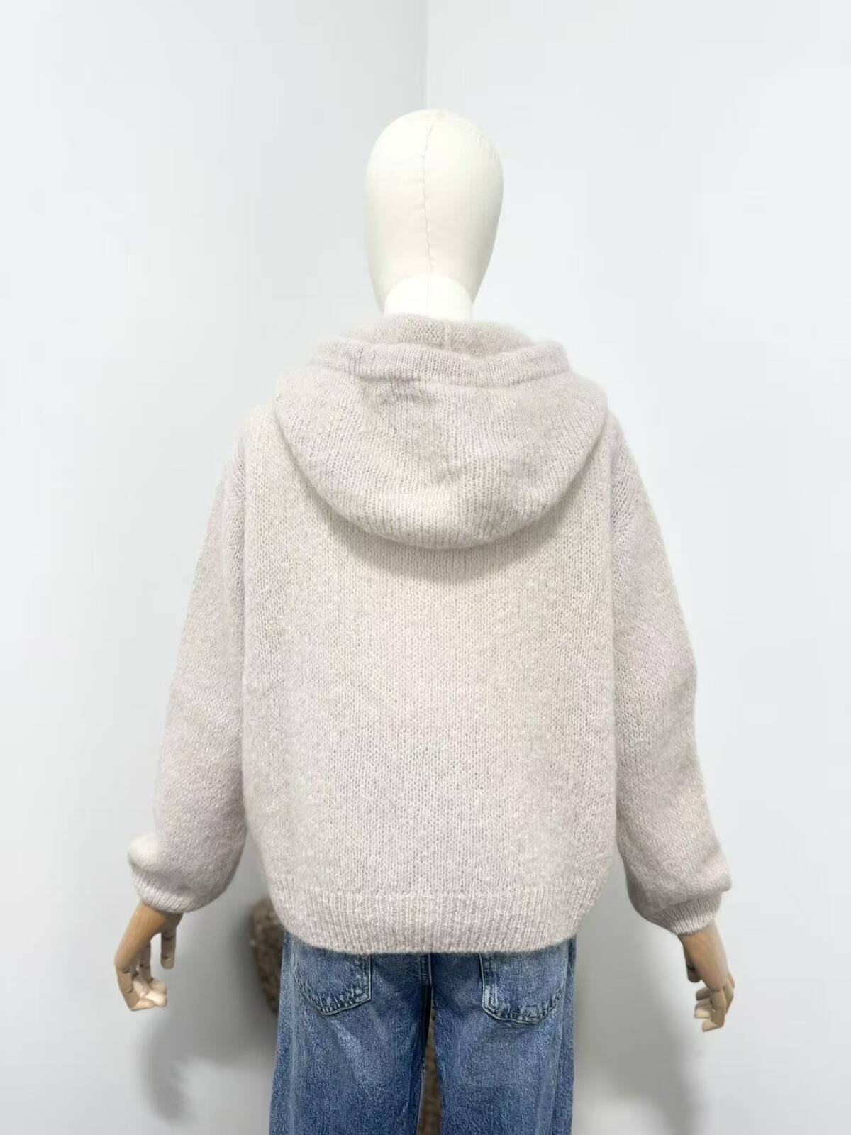 Elle & Rosa  Mohair Hoodie cardigan