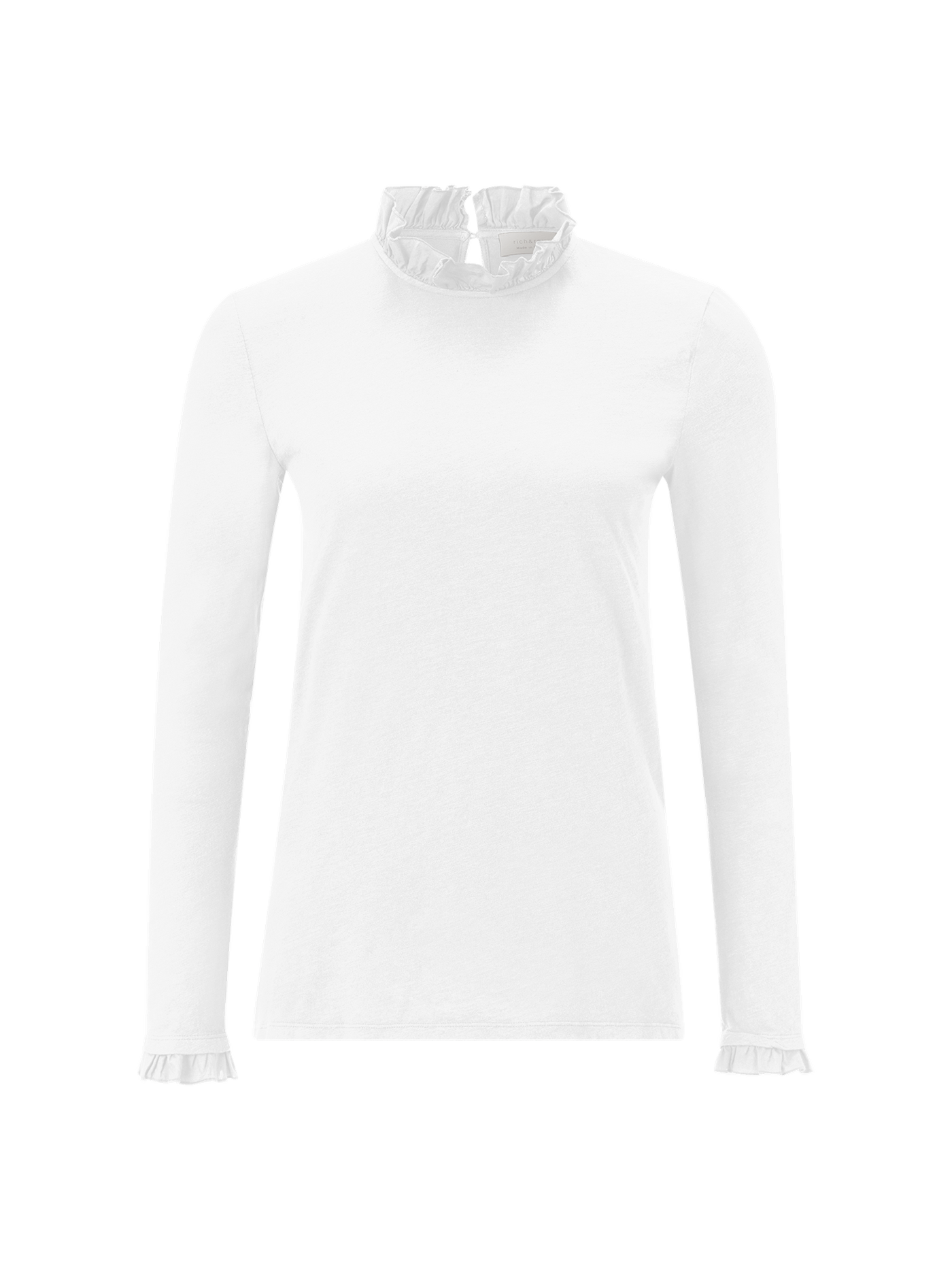 Rich & Royal  Organic Slub Frill Longsleeve
