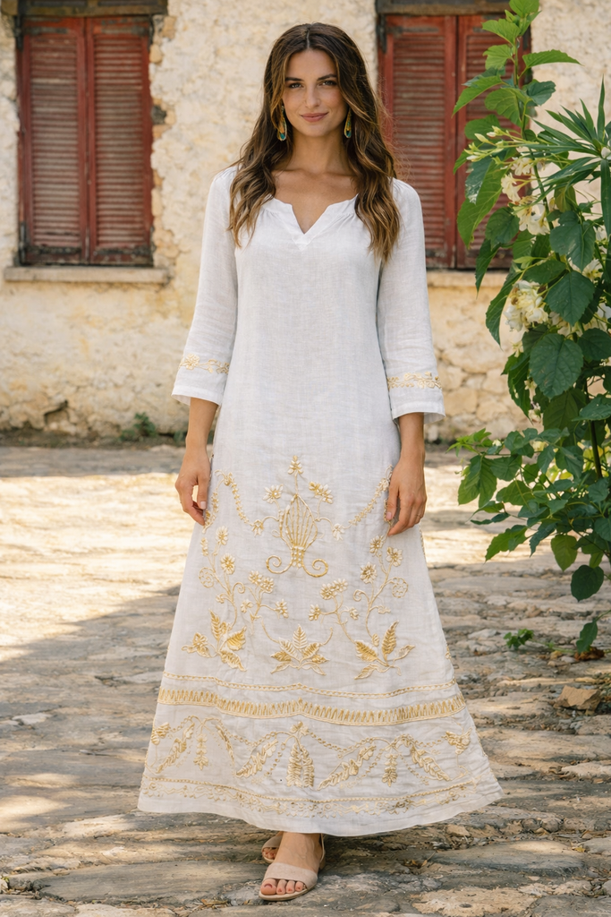 Æther Dress linen Greek – littSNOB & heltCOCO Sandvika Storsenter
