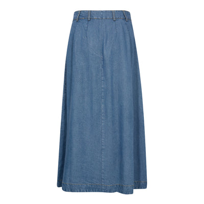 Cocouture  Anya denim pleat skirt