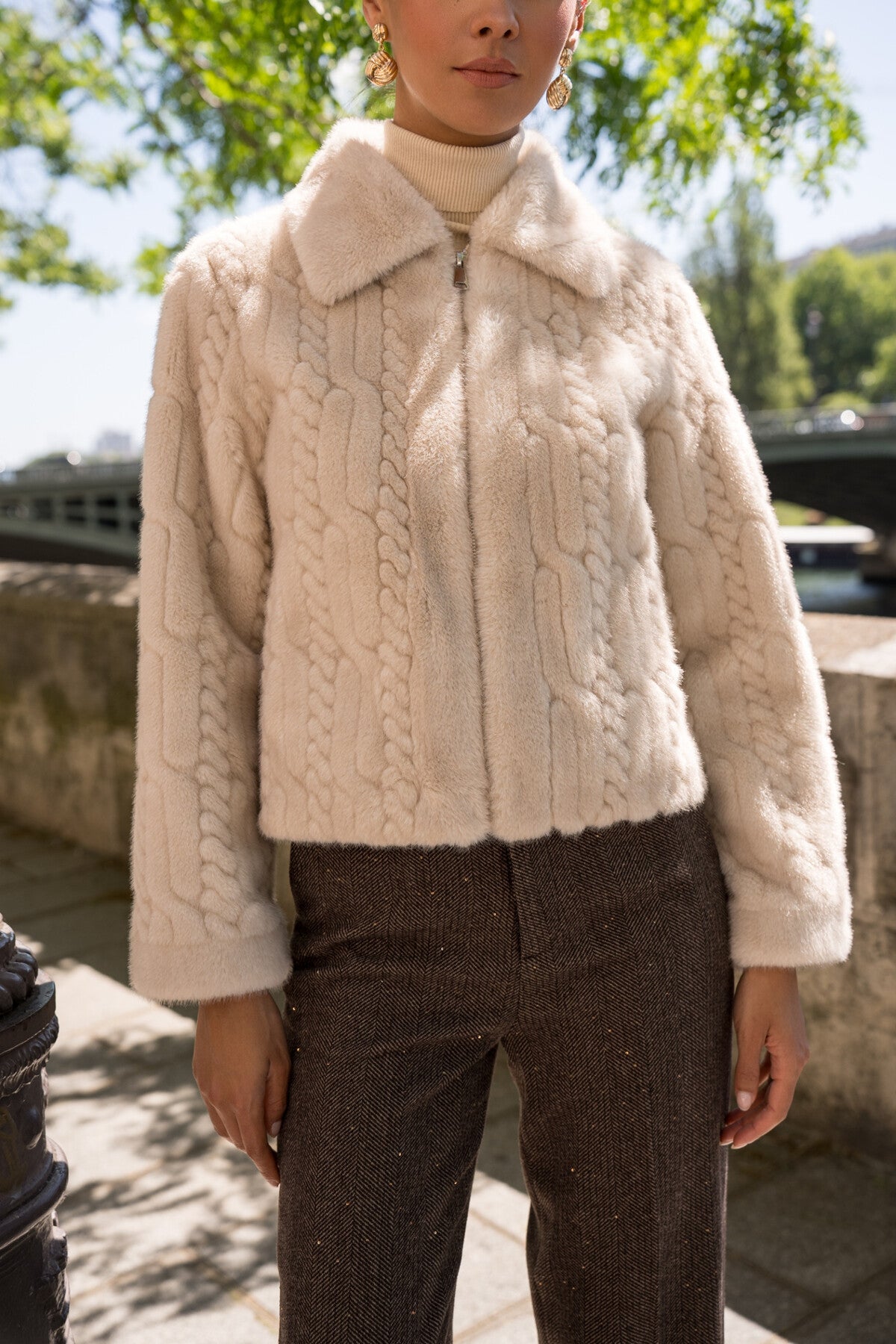 Elle & Rosa  Manteau fuskepels
