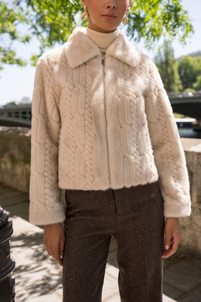 Elle & Rosa  Manteau fuskepels