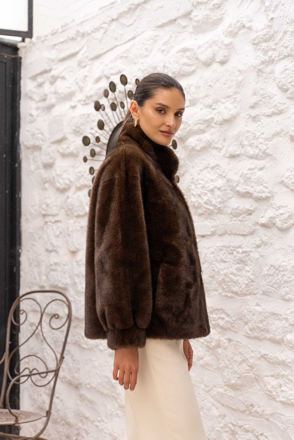 Elle & Rosa  Fuskepels mink