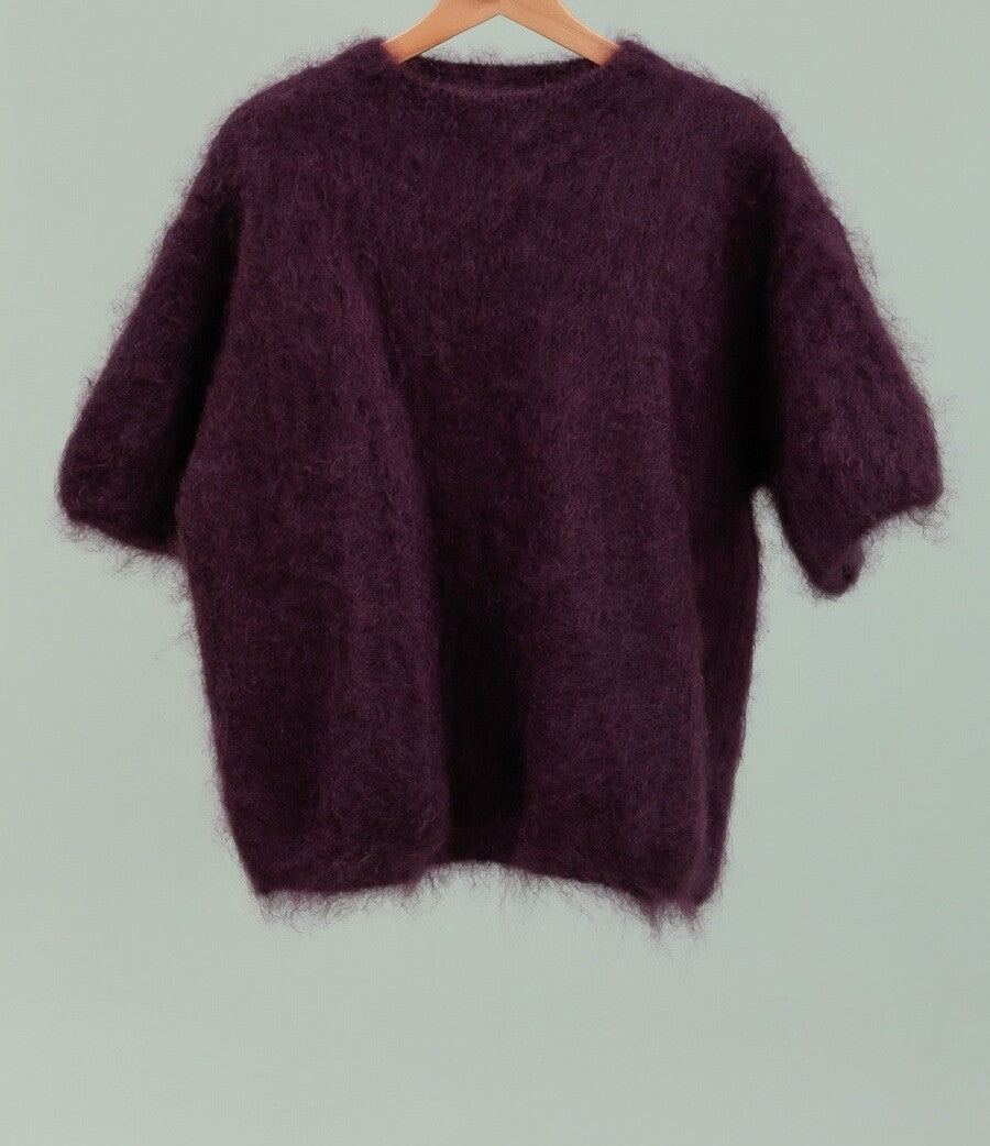 Elle & Rosa  Mohair topp med kort arm