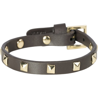 DARK  Leather Star Stud Bracelet Mini