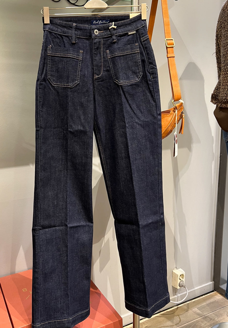 Red Button  Colette front patch pockets Forever