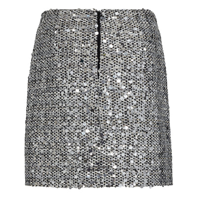 Boucle Sequin Mini Skirt