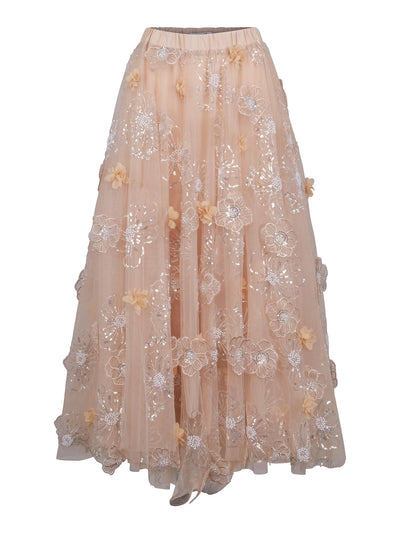 Haust  Long Fab tulle skirt