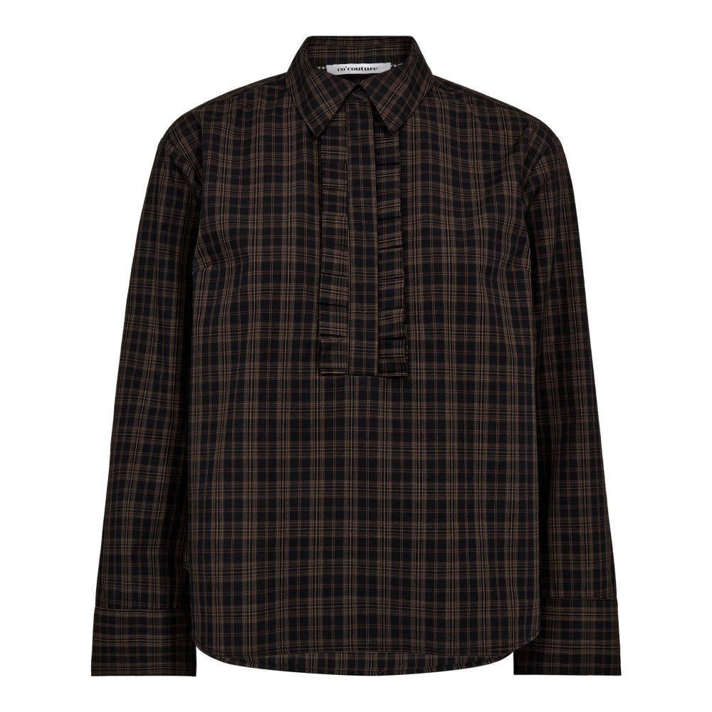 Cocouture  Cora Check Frill Blouse