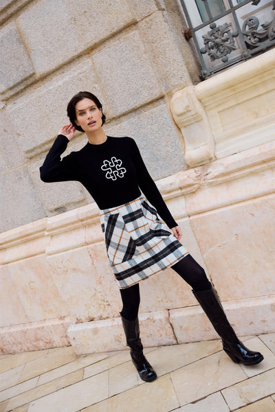 Katrin Uri  Adam Check Skirt