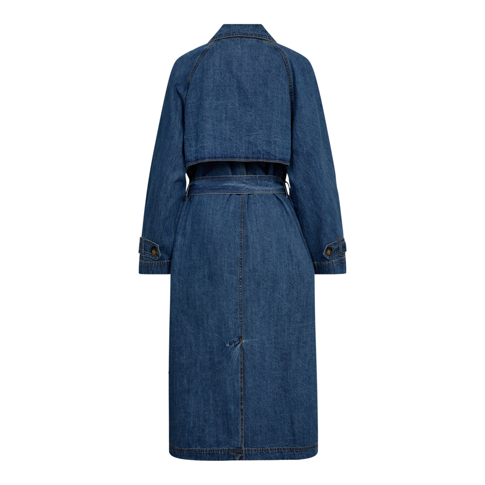 Delina Denim Trench Coat