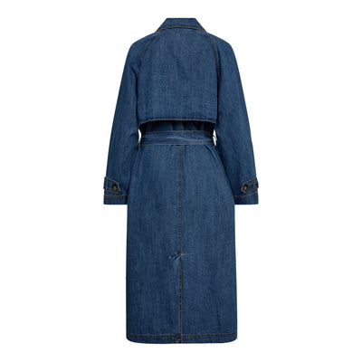 Delina Denim Trench Coat