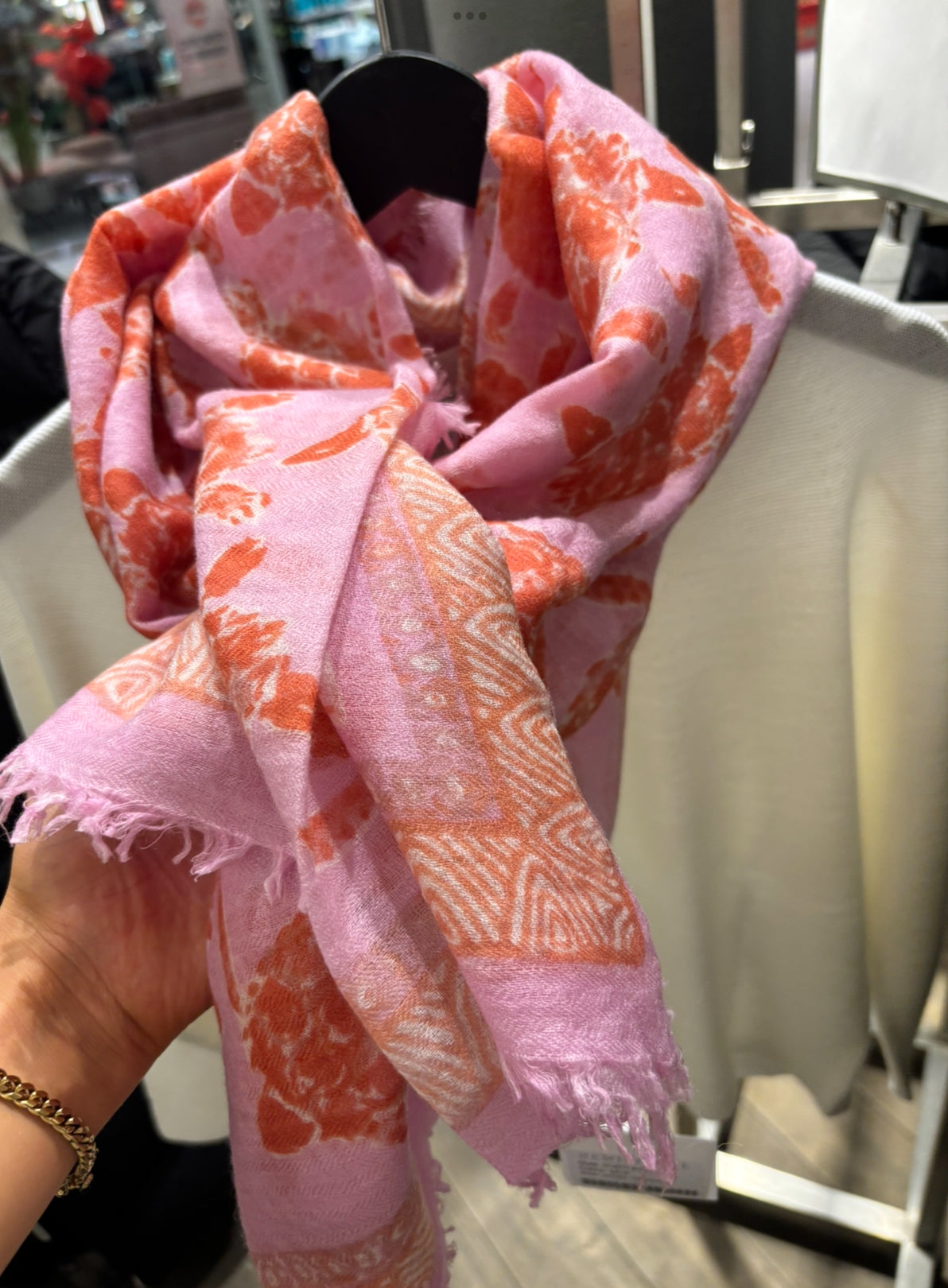 Hemisphere  Scarf turtles print woven