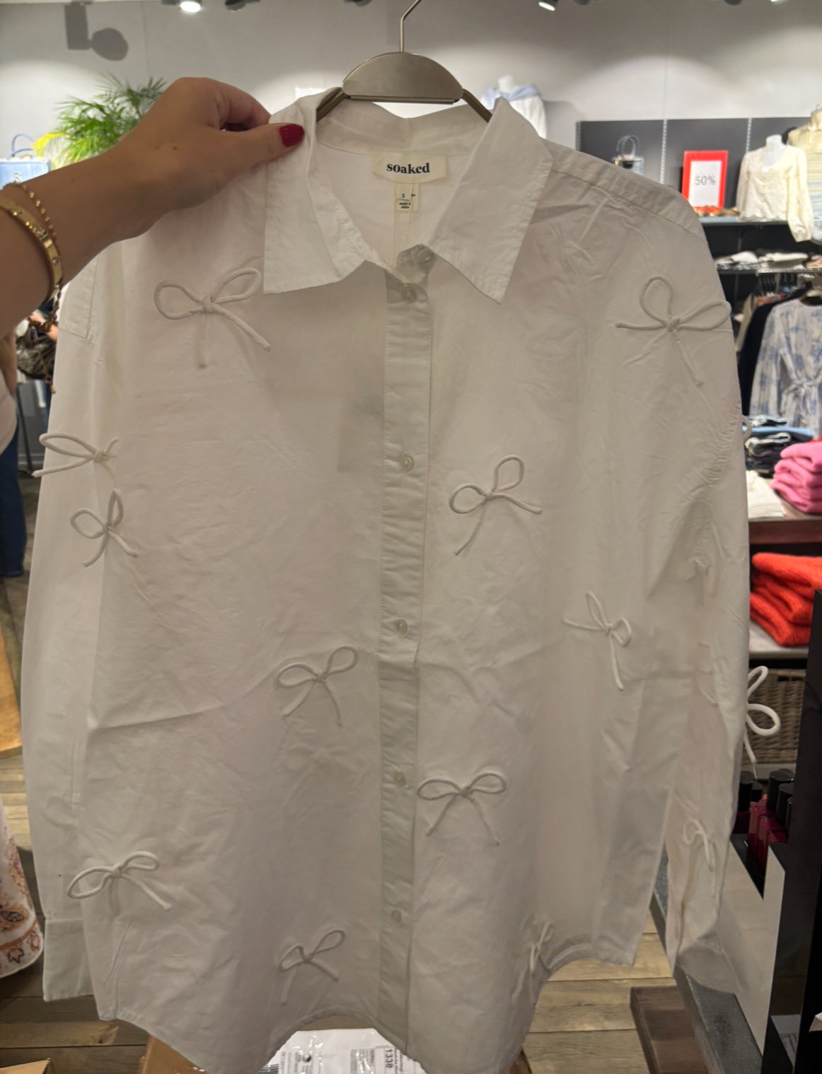 Soaked in luxury  SLJoa Bow Shirt