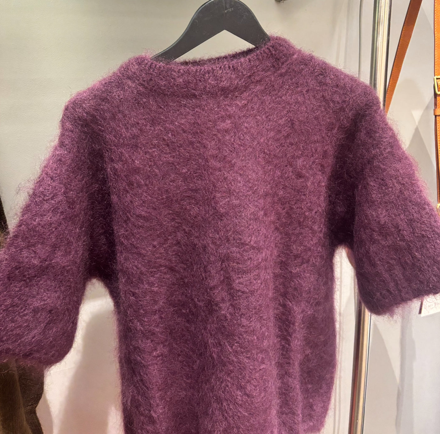 Elle & Rosa  Mohair topp med kort arm