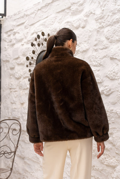 Elle & Rosa  Fuskepels mink