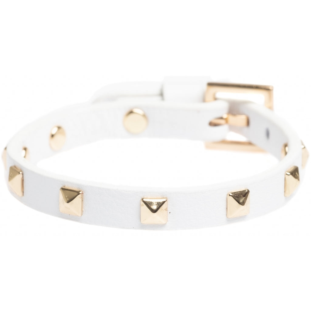 DARK  Leather Star Stud Bracelet Mini