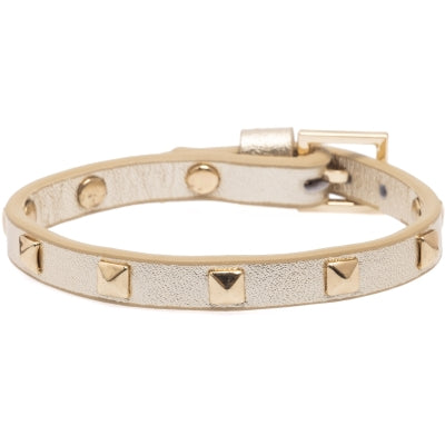 Stud bracelet mini/ Gold Metallic