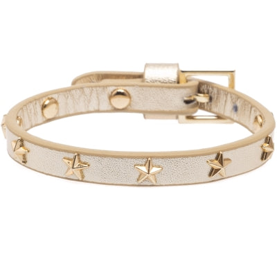 Star stud bracelet mini / Gold Metallic