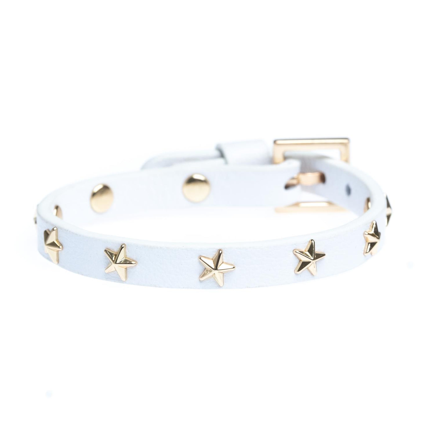 Leather Star Stud Bracelet Mini
