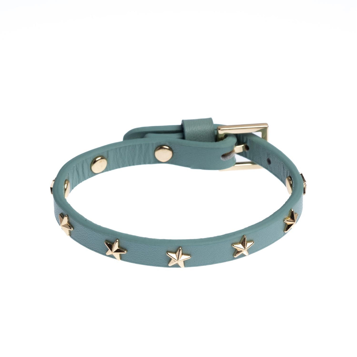 Leather STAR Stud Bracelet Mini