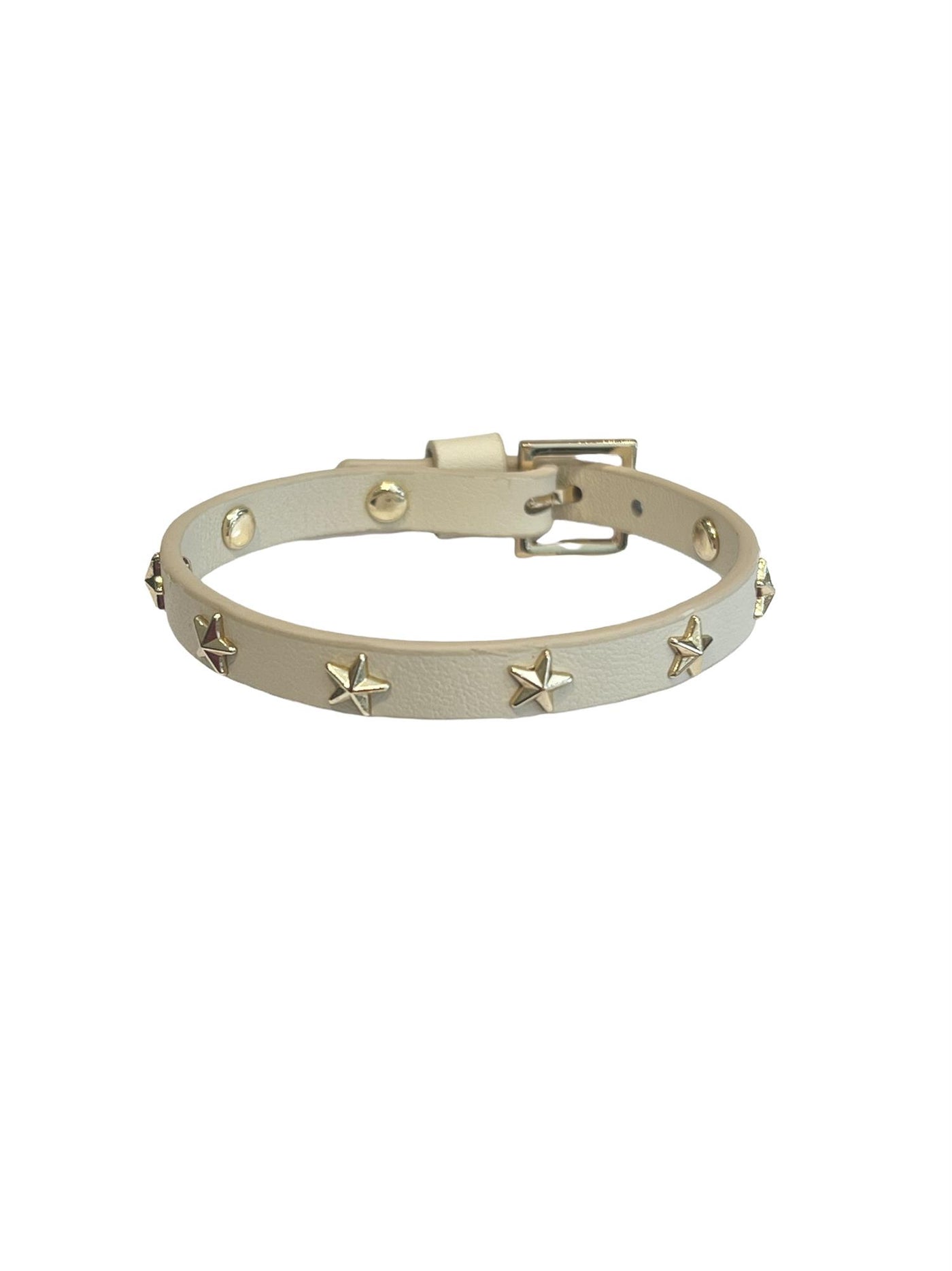 star stud bracelet mini / vanilla