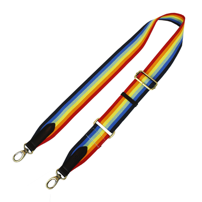 Rainbow webbing strap Black